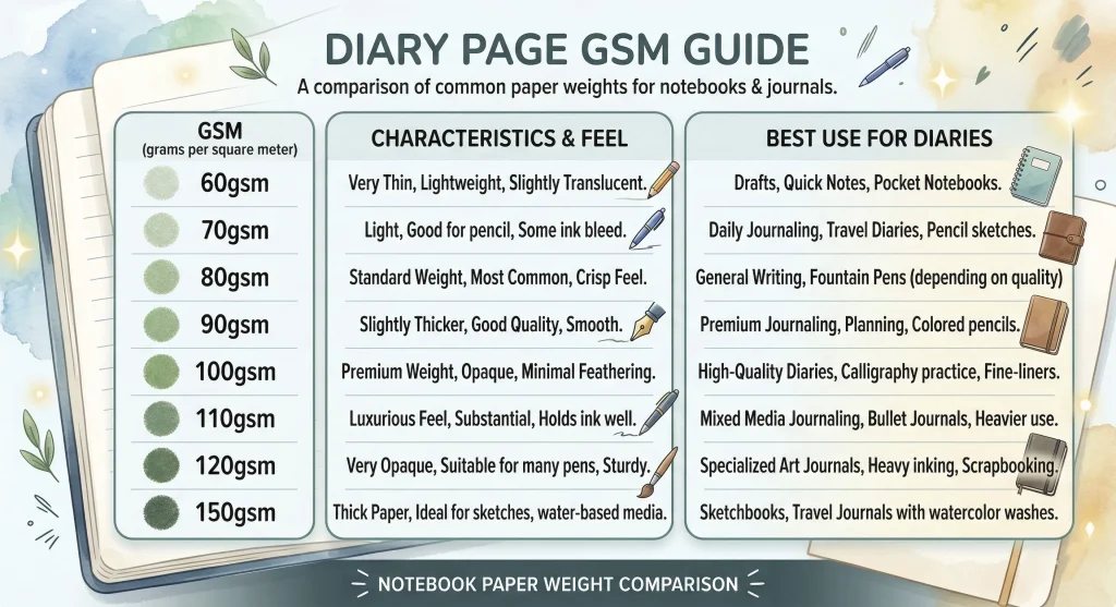 What GSM paper is best for notebooks