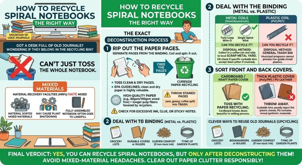 Can You Recycle Spiral Notebooks